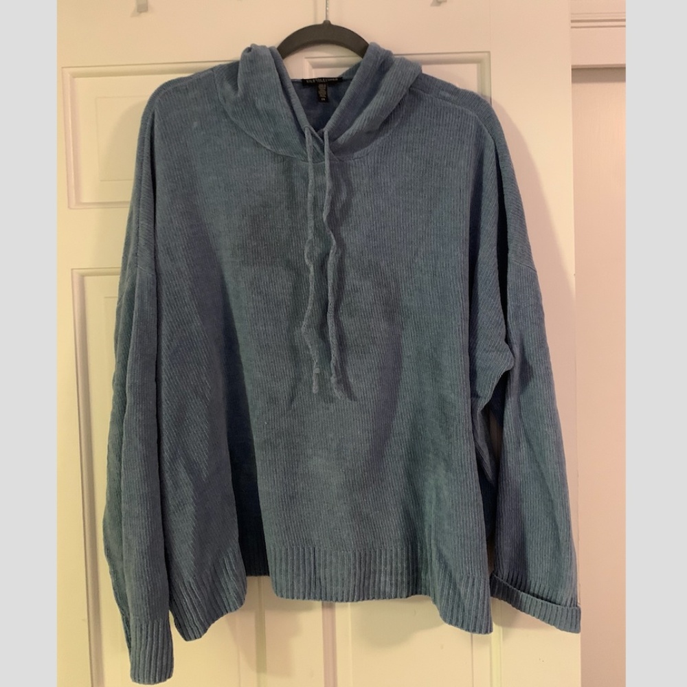 Eileen Fisher Blue Hoodie